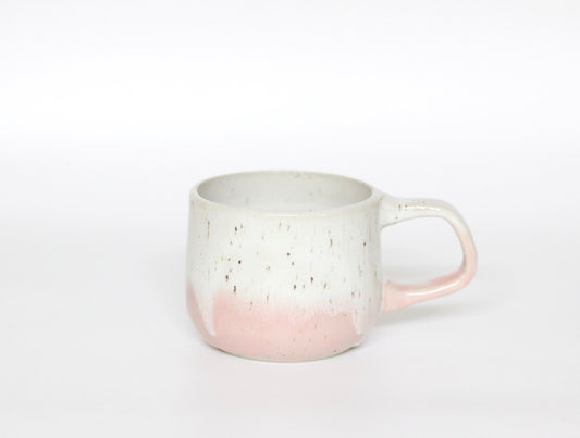 Tasse weiß-rosa